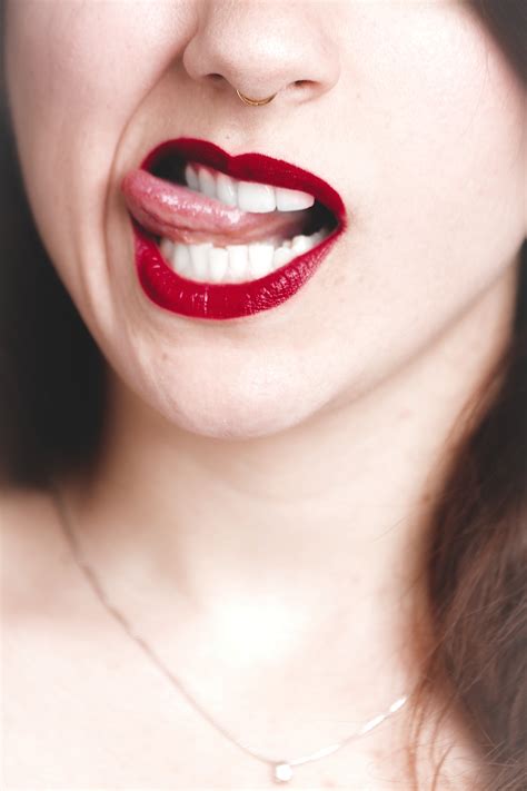 Free Photo Woman Showing Her Tongue Beautiful Model Teeth Free Download Jooinn