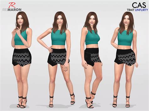 The Sims Resource Pose For Women Cas Pose Set 04