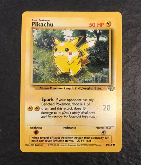 Pokemon Pikachu Card First Edition Cards Blog