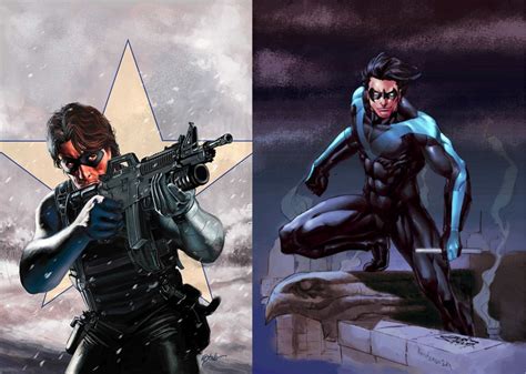 Battle Of The Week Nightwing Vs Winter Soldier Battles Comic Vine