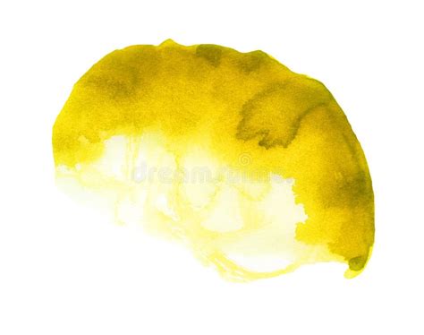 Splash Of Yellow Watercolor Stock Illustration Illustration Of Grunge
