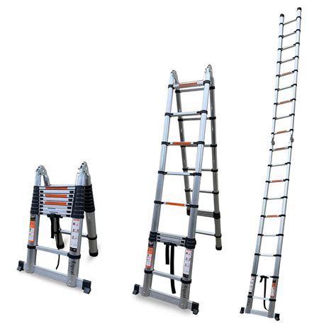 Equal Telescopic Folding Aluminium Ladder 16 Feet Buy Online