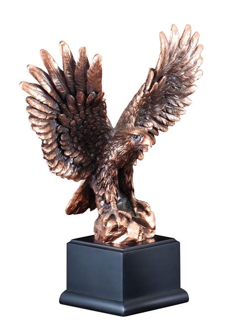Bronzetone Eagle Resin Sculpture Supreme Awards Baraboo Wisconsin