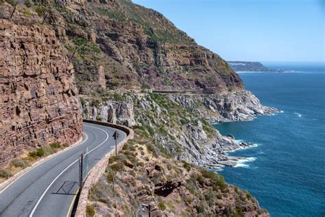 The Chapman S Peak Drive On The Cape Peninsula Near Cape Town In South