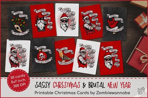 Free Printable Naughty Christmas Cards