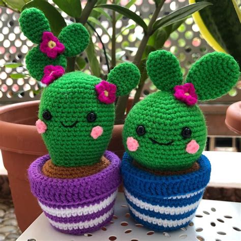 Follow along to see how to crochet an amigurumi cactus keychain. Cactus again as requested by the girls #amigurumi # ...