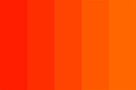 Shades Of Orange And Red Color Palette Color Palette Yellow Red