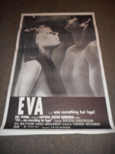Eva Den Utstotta Original Tri Folded Poster Solveig