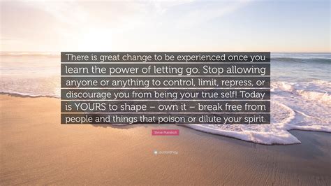 Steve Maraboli Quote There Is Great Change To Be Experienced Once You