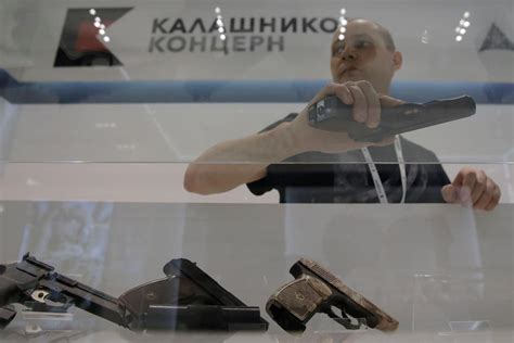 Kalashnikov Store Opens At Moscow Airport