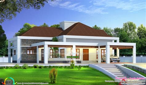 W listed too many floor plans for single floor means single story floor designs and duplex floor designs. Stunning single floor house above road level - Kerala home ...