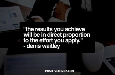 The Results You Achieve Will Be In Direct Proportion To The Effort You