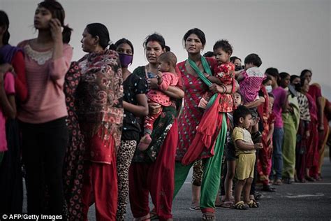 sex trade human traffickers swarm nepal targeting women and girls left homeless daily mail online