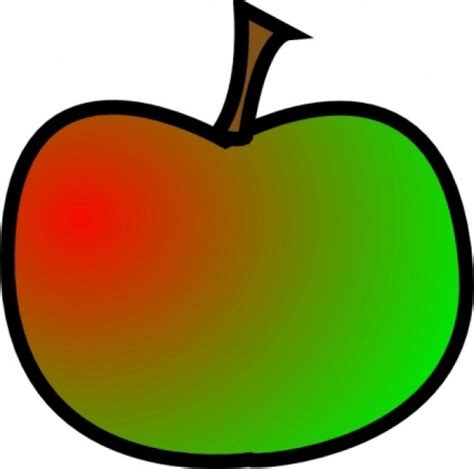 Cute Apple Clip Art Free Clipart Red Green Wikiclipart