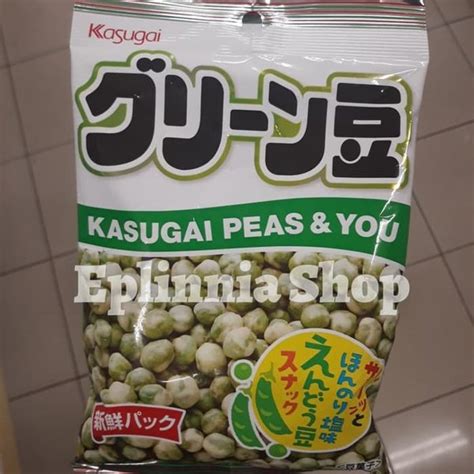 Jual KASUGAI Roasted Green Peas 81 Gr Kacang Polong Berlapis Tepung