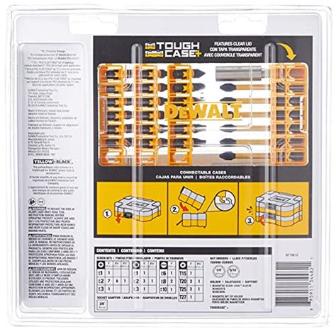 Dewalt Screwdriver Bit Set Impact Ready Flextorq 40 Piece With Bit