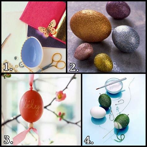 4 Martha Stewart Easter Egg Decorating Craft Ideas Egg Decorating
