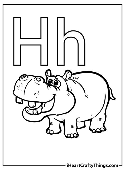 Letter H Coloring Page Home Design Ideas