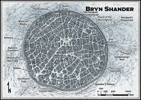 Bryn Shander Map Updated With Locations From Storm Kings Thunder R