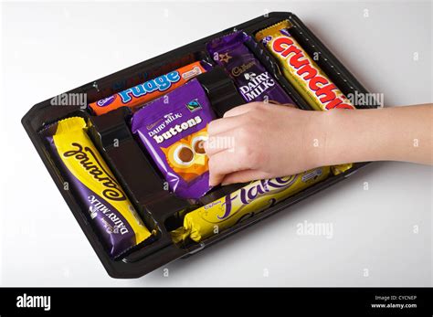 Cadbury Chocolate Selection Box Stock Photo Alamy