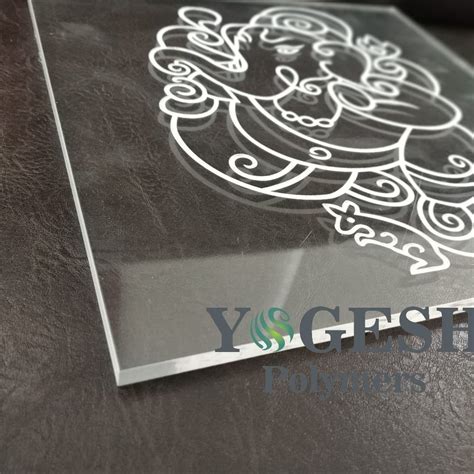 Yogesh Polymers Mirror Finish Acrylic Transparent Sheet Thickness 50