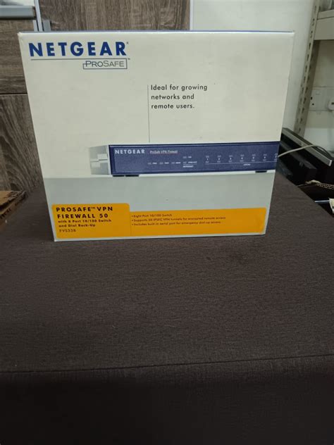 Netgear Prosafe Vpn Firewall 50 Fvs338 Computers And Tech Parts