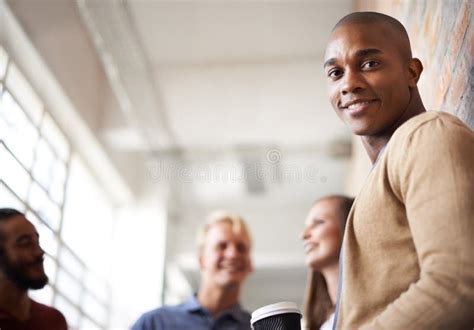 Education University And Happy Portrait Of Black Man With Smile For