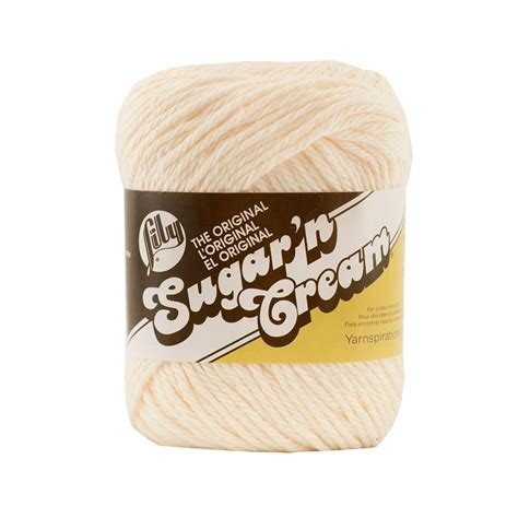 Lily Sugarn Cream The Original Yarn Soft Ecru 25oz71g Medium