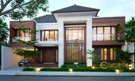 Mengidamkan hunian dengan desain rumah minimalis modern? Desain Rumah Modern 2 Lantai Ibu Lisa di Kediri, Jawa Timur