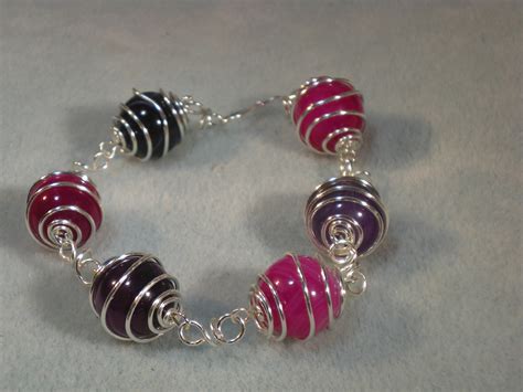 Wirework Bracelet Tutorial How To Make Wire Caged Beads
