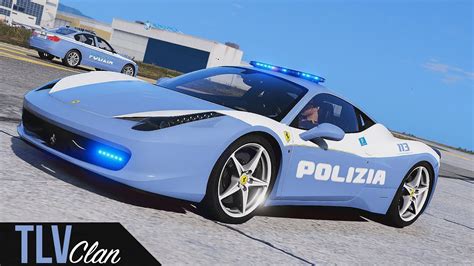 Ferrari 458 Italia Polizia Italiana Youtube