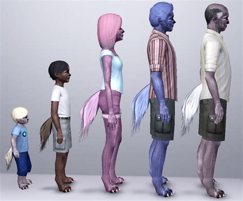 Mod The Sims Wolf Tails For All