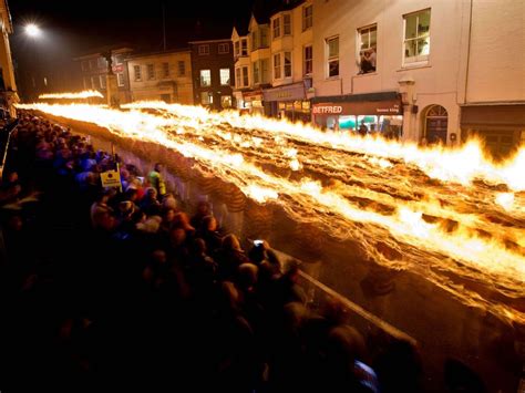 Arrests And Dozens Injured At Historic Lewes Bonfire Night Celebrations