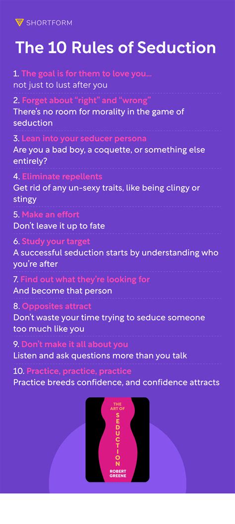 10 Rules Of Seduction Seductive Quotes Book Summaries Art Of