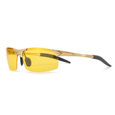 Night Vision Glasses For Drivingshooting Hd Yellow Polarized Lens