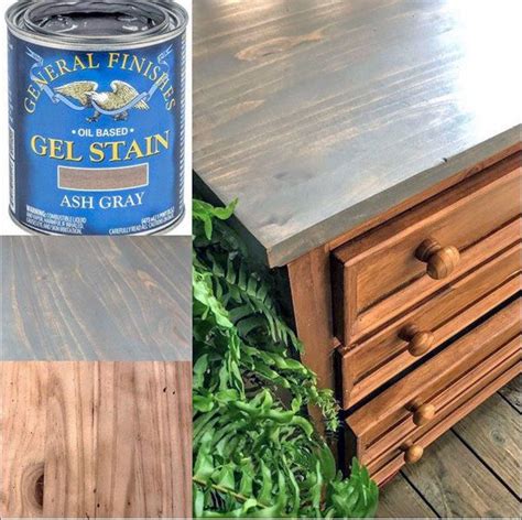 Wipe off the gel stain going with the grain using a clean dry cotton cloth or high quality paper towels. Ash Gray Gel Stain | Gel stain furniture, Staining cabinets, Gray stained cabinets