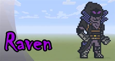 Raven Fan Art Made In Minecraft Fortnitebr
