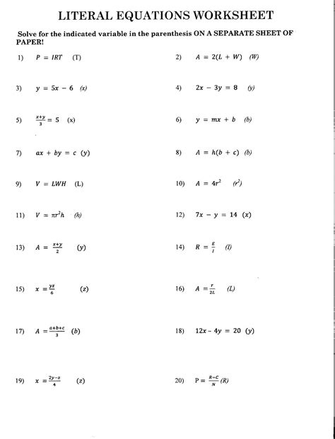 Math Worksheets Answers Awesome Collection Of Grade Algebra — Db