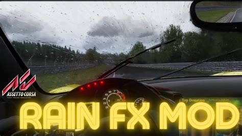 Assetto Corsa Vr Rain Fx Ferrari At Nordschleife Youtube