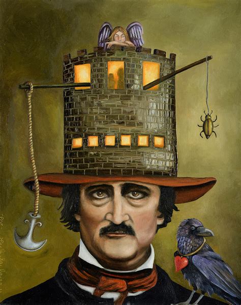 Edgar Allan Poe Updated Image Painting By Leah Saulnier The Painting