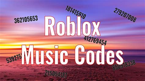 Roblox Song Id Codes Part 1 Youtube