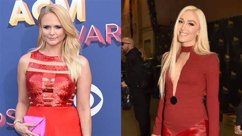 Gwen Stefani And Miranda Lamberts Look Alike Outfits — Photos