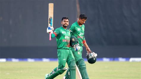 Bangladesh Vs India Mehidy Hasan Miraz Scores Maiden Odi Century To