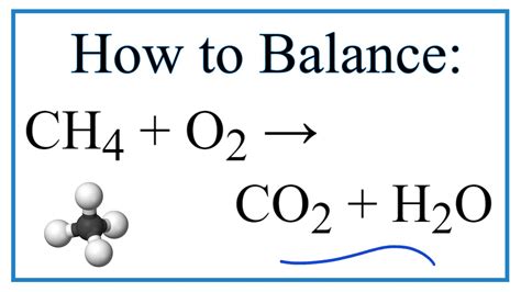 Ch4 O2 Co2 H2o Balanced Equation Methane Combustion Reaction