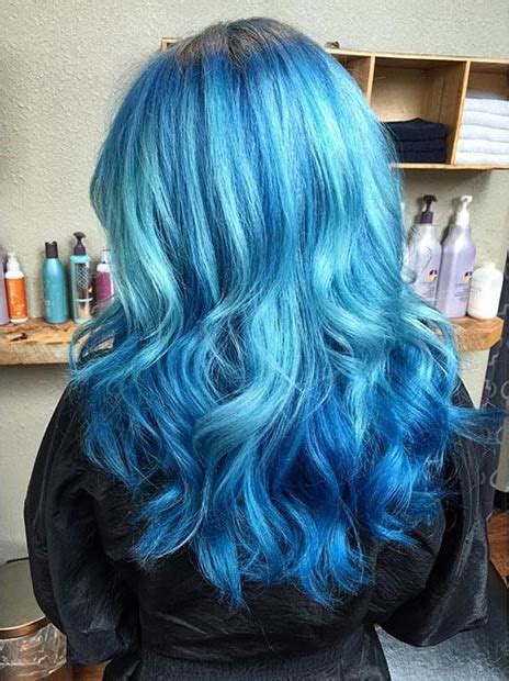 This will need a clarifying shampoo that will help to remove the color of the hair without damaging it. 41 Bold and Beautiful Blue Ombre Hair Color Ideas | StayGlam