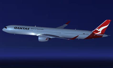 Qantas Airbus A350 1000 Xwb For Fsx