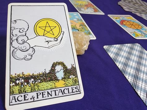 Balance, two halves of one whole, male and female, ups and downs, good and bad. Suit of Pentacles Tarot Card Meanings - Numerologysign.com