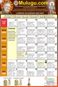 Panchanga sravanam 2021 to 2022. London Telugu Calendar 2020 | USA, London | Telugu ...