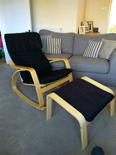 Ikea Poang Rocking Chair And Footstool In St Mellons Cardiff Gumtree
