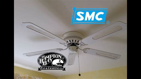 I also do commercial fan/lighting related projects, am connected with several major. NCFD: 52" SMC/Hampton Bay Hugger Ceiling Fan - YouTube